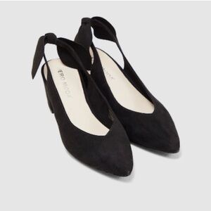 NWT Vero Moda Black Suede Pumps